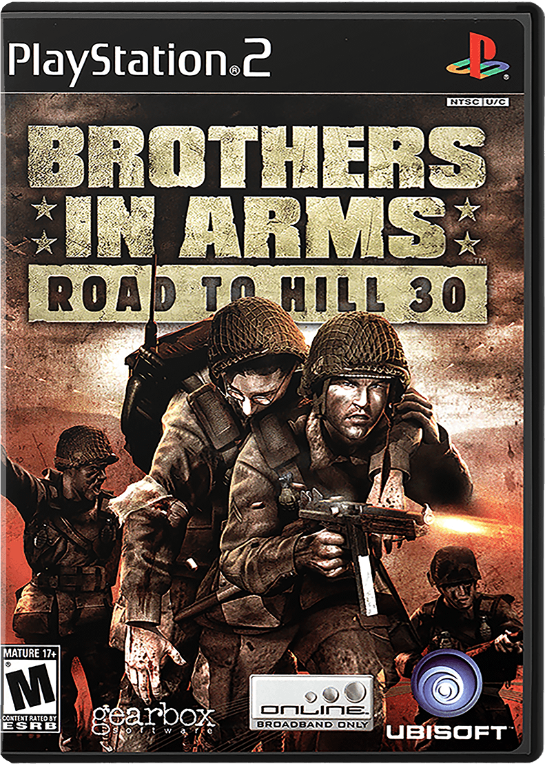 Brothers in Arms Road to Hill 30 box art for Playstation 2